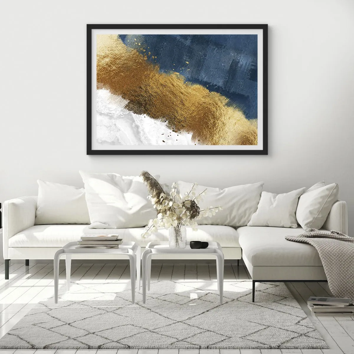 Plakát v černém rámu - Barvy léta - 40x30 cm