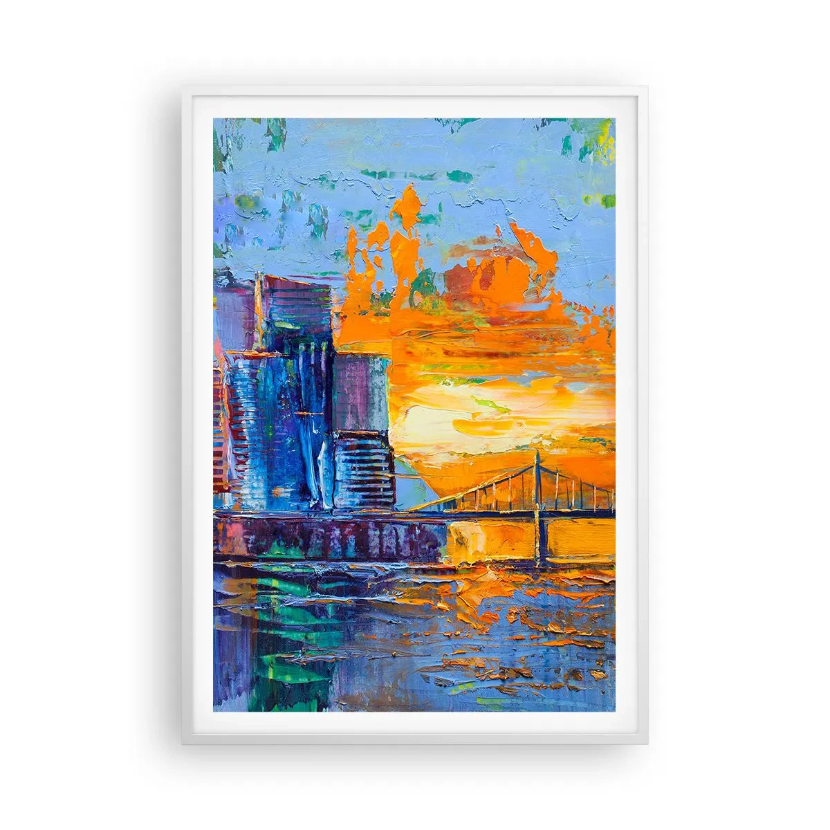 Plakát v bílém rámu - Kultura a příroda - 70x100 cm