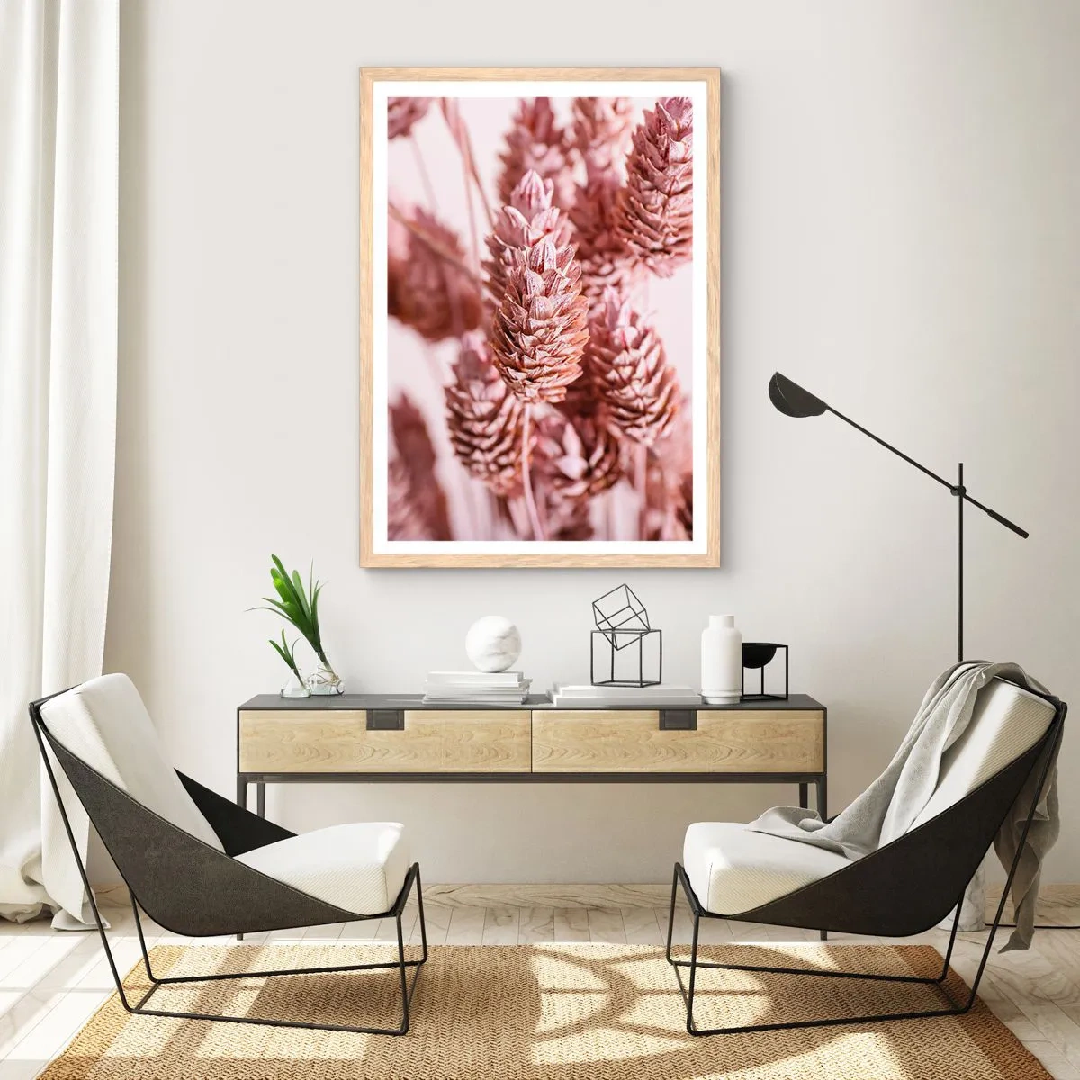 Plakát v rámu světlý dub - Zdánlivě nenápadné - 50x70 cm