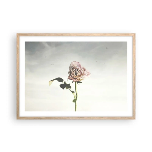 Plakát v rámu světlý dub - Vítání jara - 70x50 cm