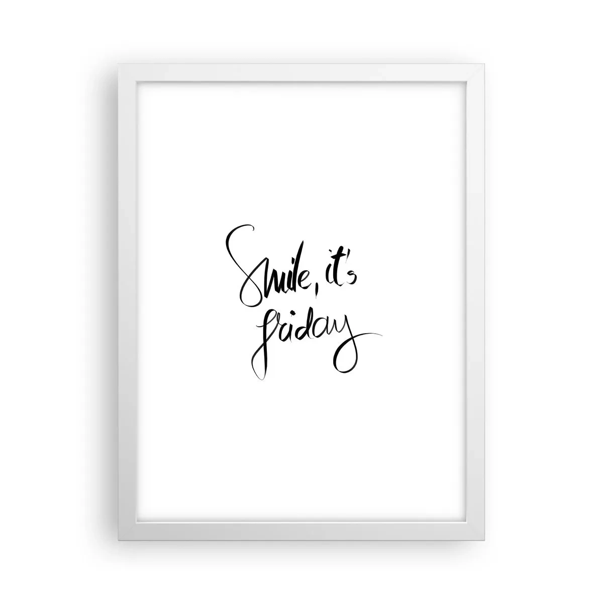 Plakát v bílém rámu - Opravdová radost - 30x40 cm