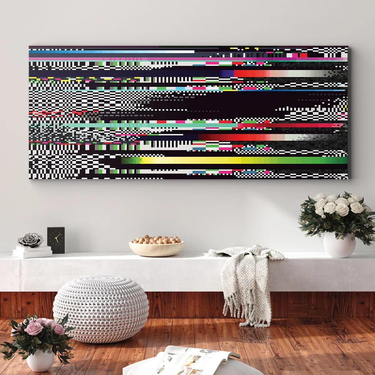 Obraz na plátně - Kontrolní obraz skutečnosti - 120x50 cm