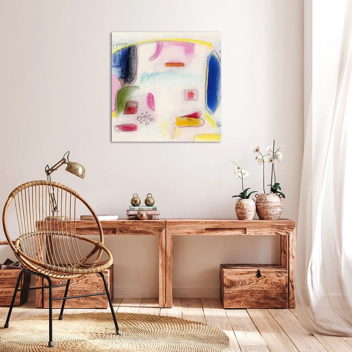 Obraz na plátně - Více konvexní než konkávní nebo ploché - 70x70 cm