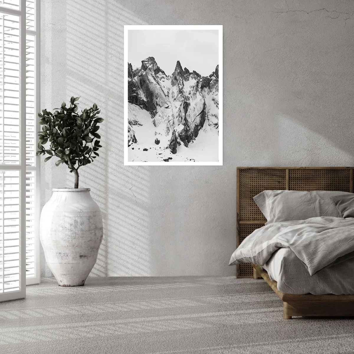 Plakát - Hrozivý žulový hřeben - 70x100 cm