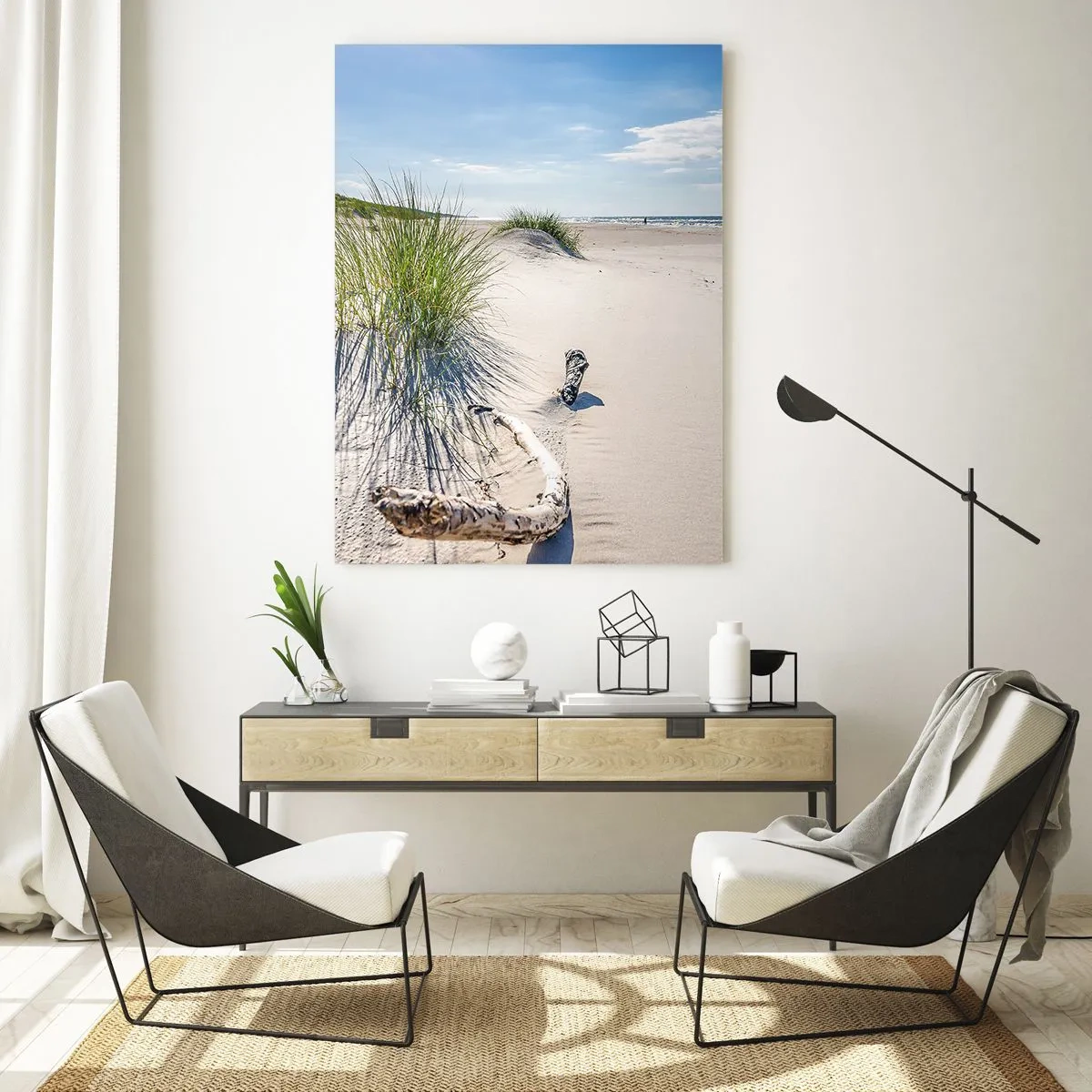 Obraz na skle - Nejkrásnější? Baltská - 50x70 cm