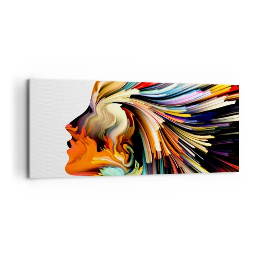 Obraz na plátně - Exploze představivosti - 100x40 cm