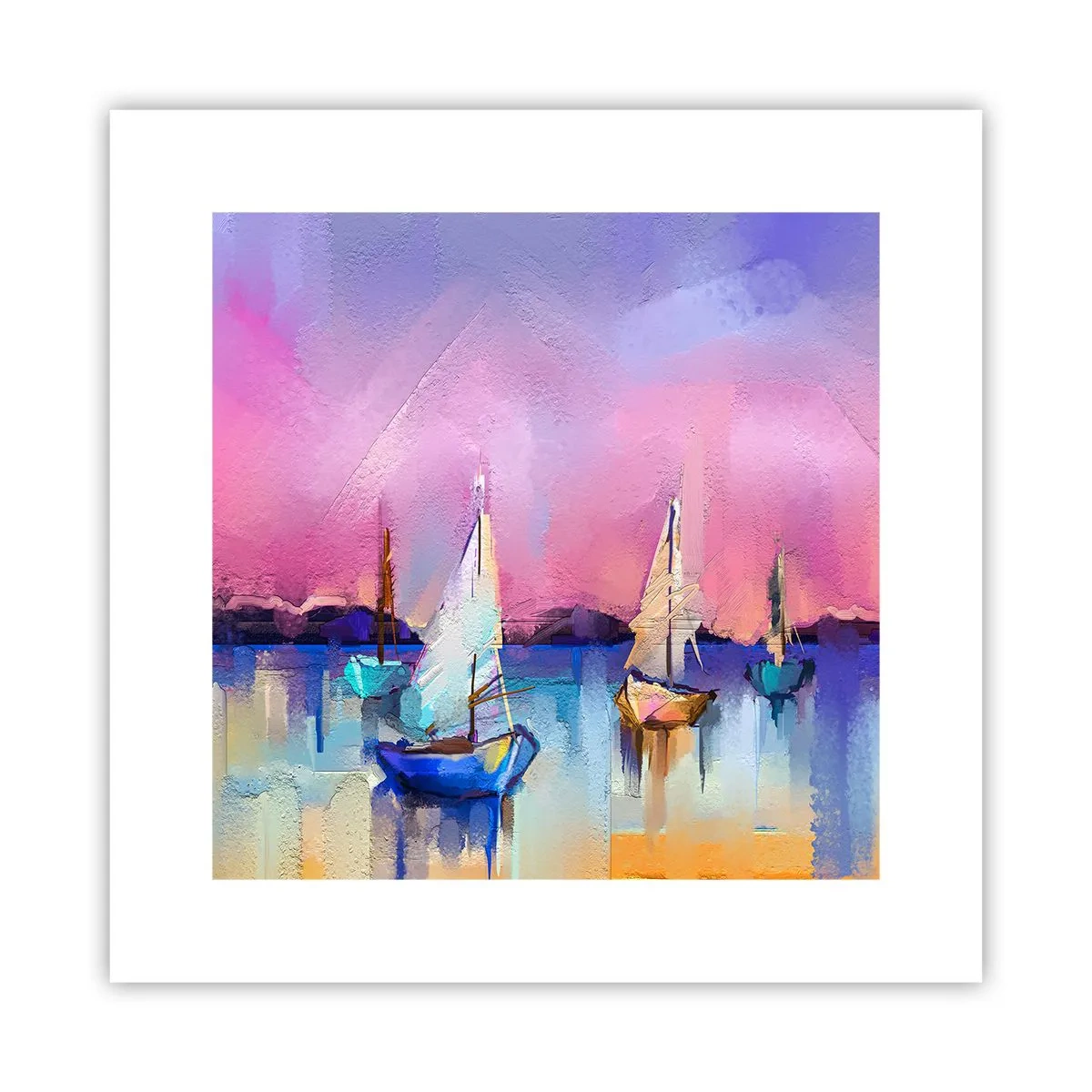 Plakát - Směr: široké vody - 30x30 cm
