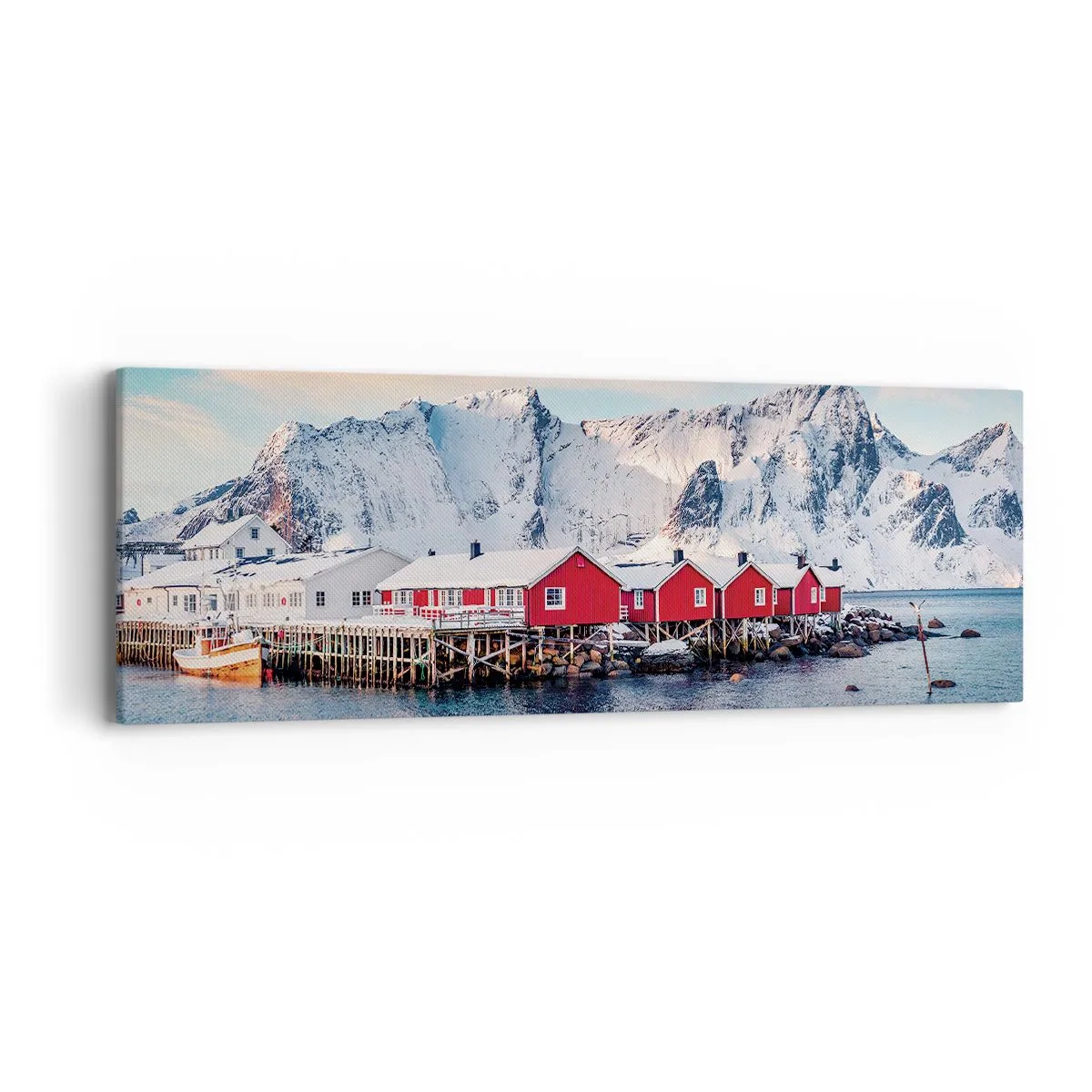 Obraz na plátně - Severní útočiště - 90x30 cm