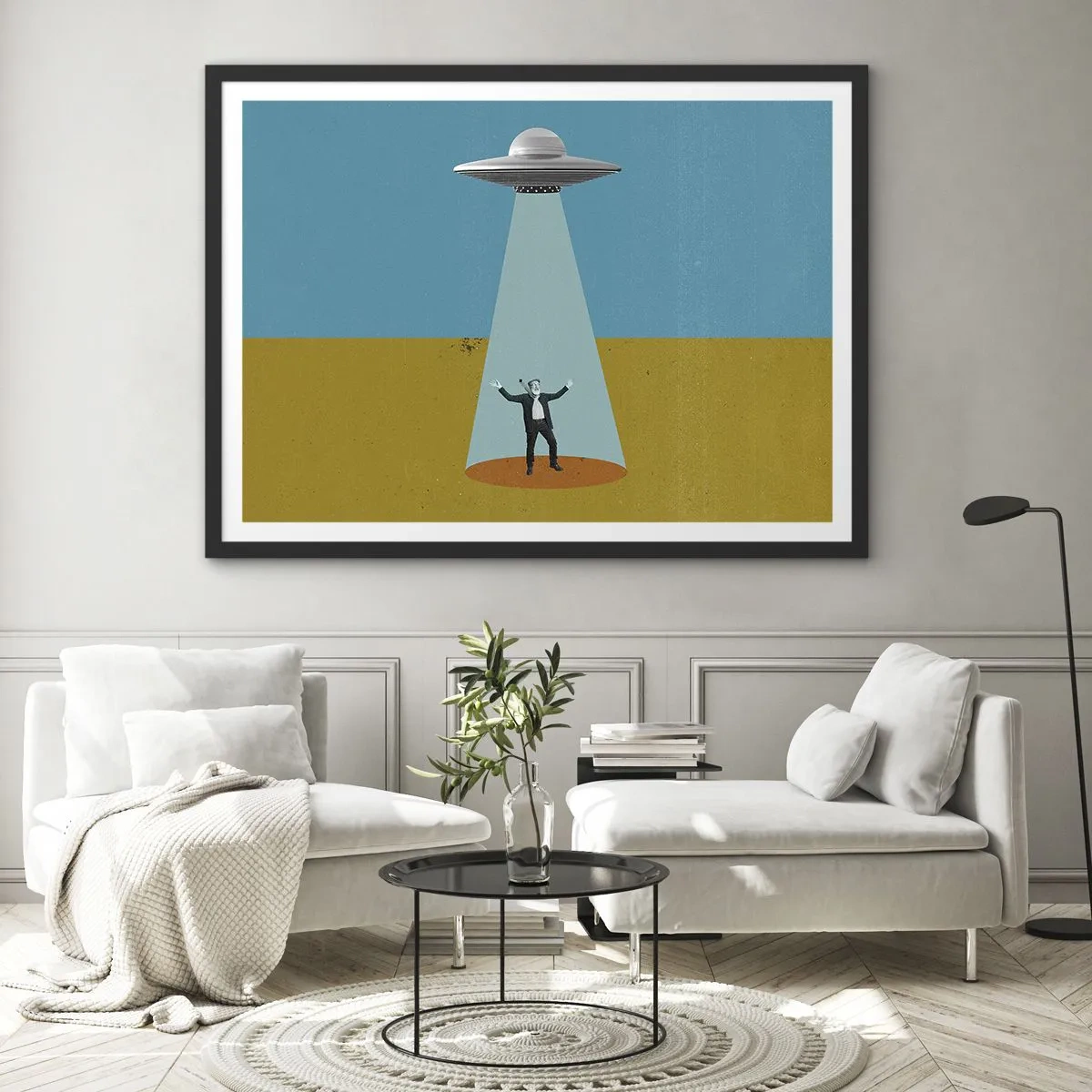 Plakát v černém rámu - Blízké setkání - 70x50 cm