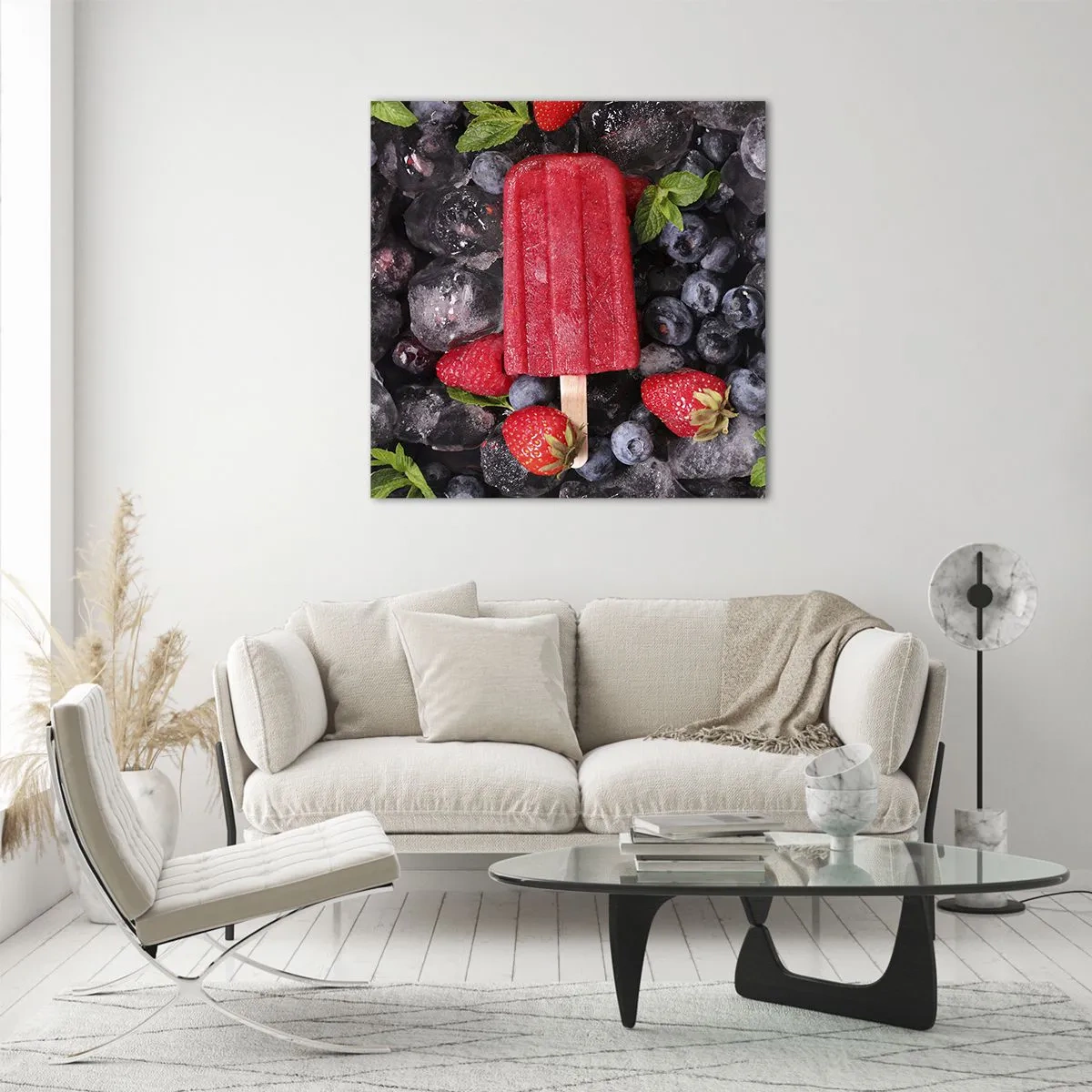 Obraz na skle - Chuť horkého léta - 40x40 cm