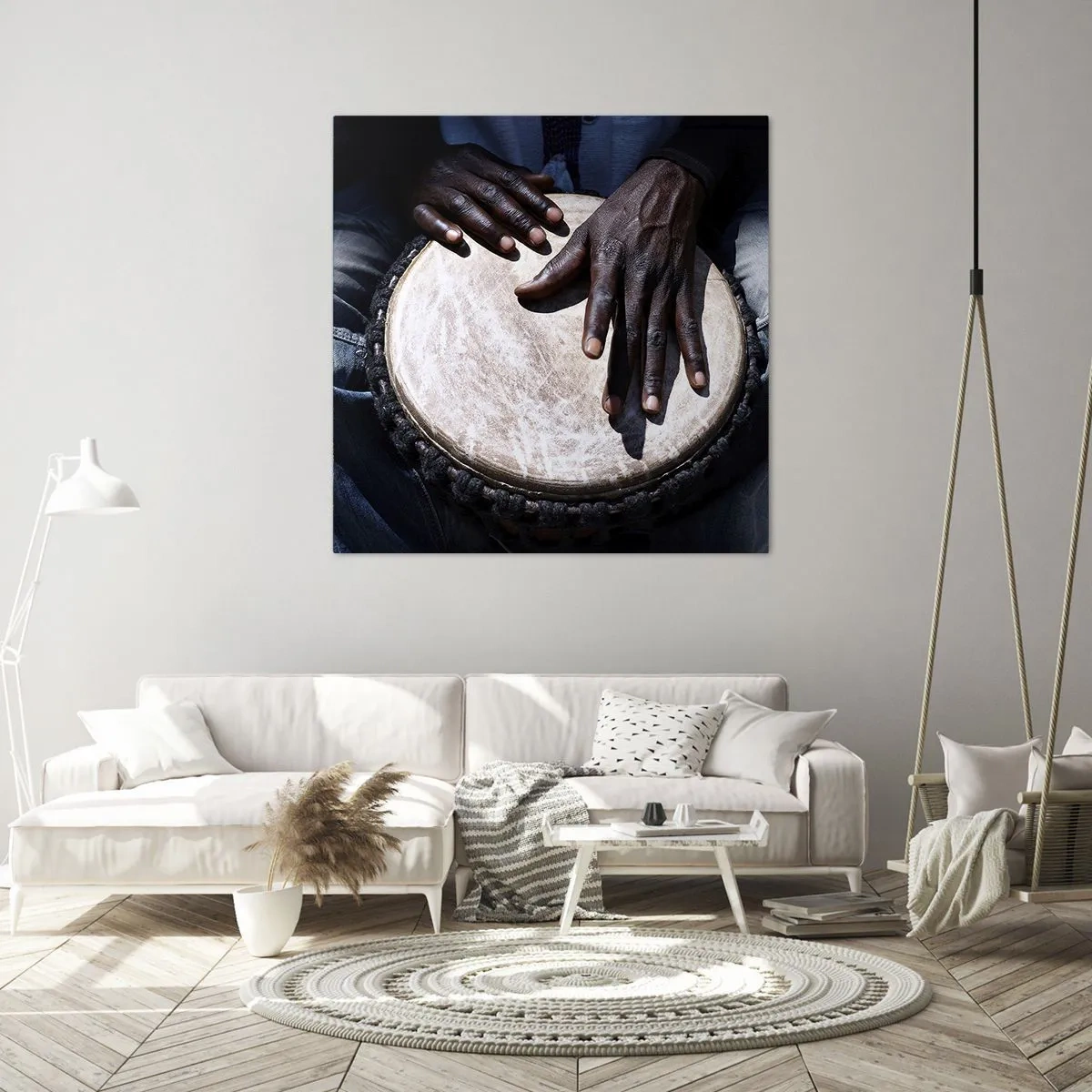 Obraz na plátně - Žijte ve svém rytmu - 50x50 cm