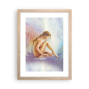 Plakát v rámu světlý dub - Akt mládí - 30x40 cm