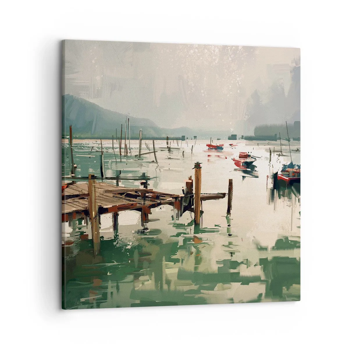 Obraz na plátně - Zalité roztaveným měsícem - 50x50 cm