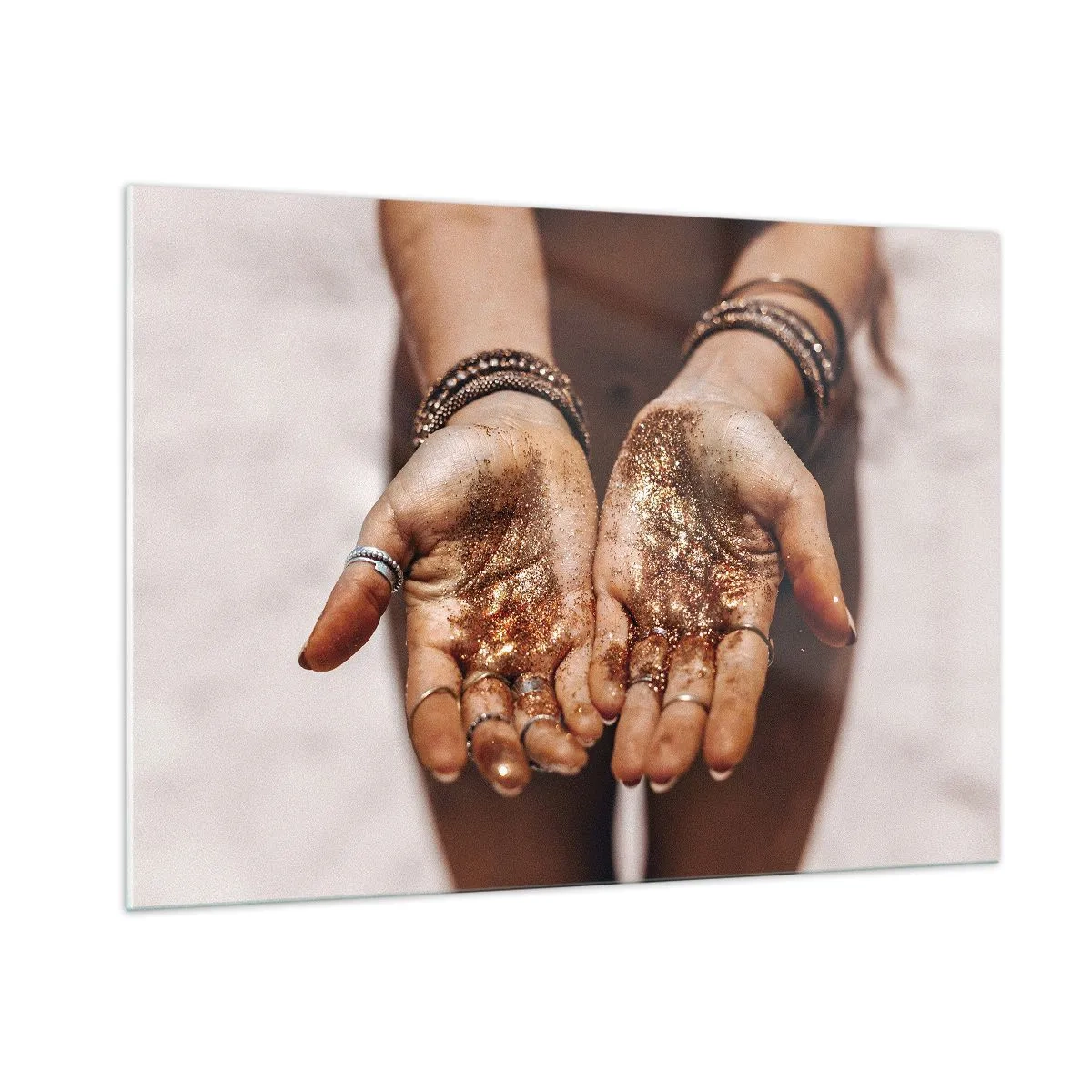 Obraz na skle - Dárek pro tebe - 100x70 cm