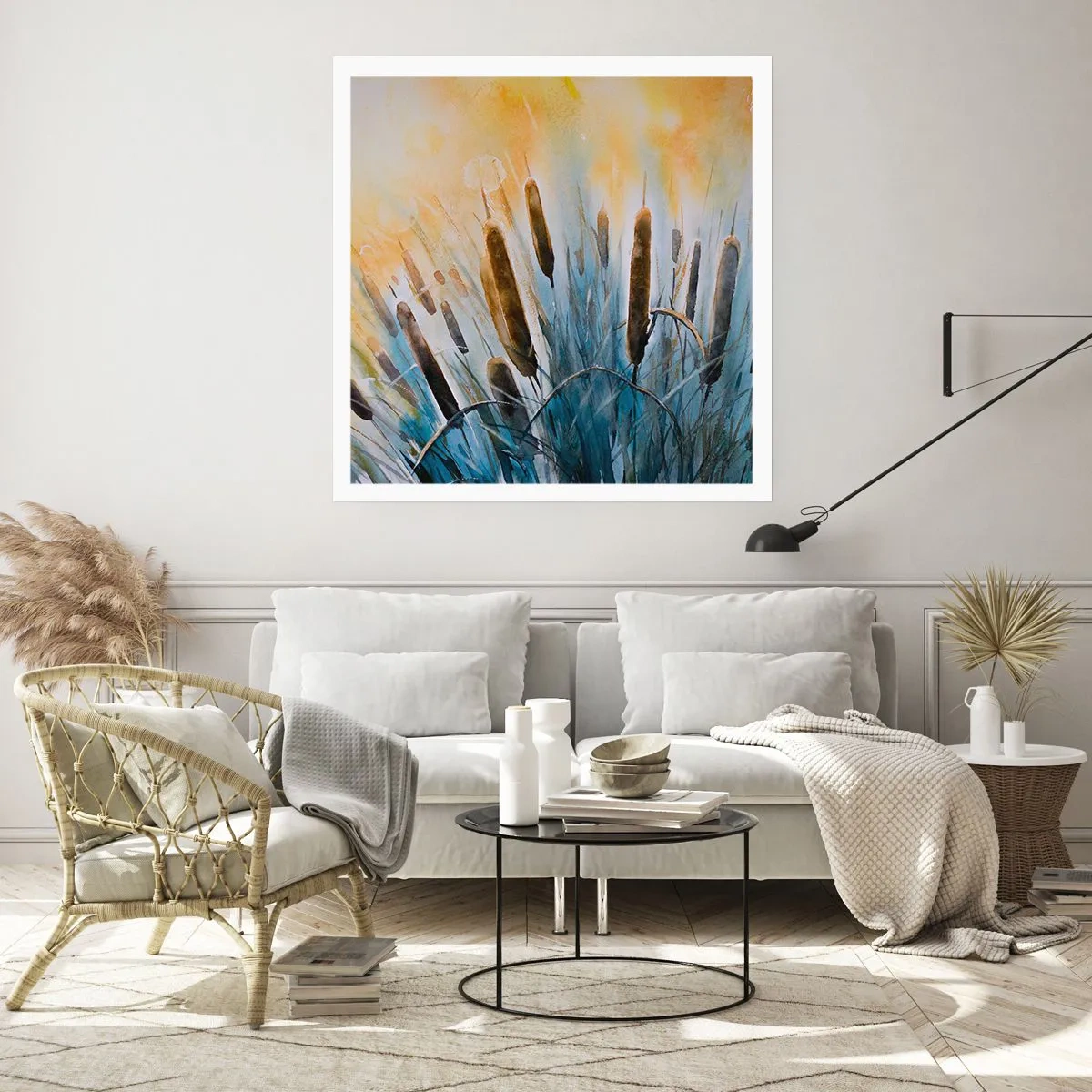 Plakát - Chlad vody, žár slunce - 30x30 cm