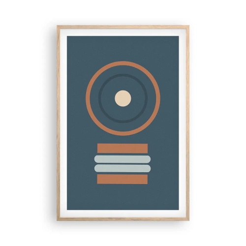 Plakát v rámu světlý dub - Podstata věcí - 61x91 cm