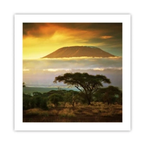 Plakát - Sen cestovatele - 50x50 cm