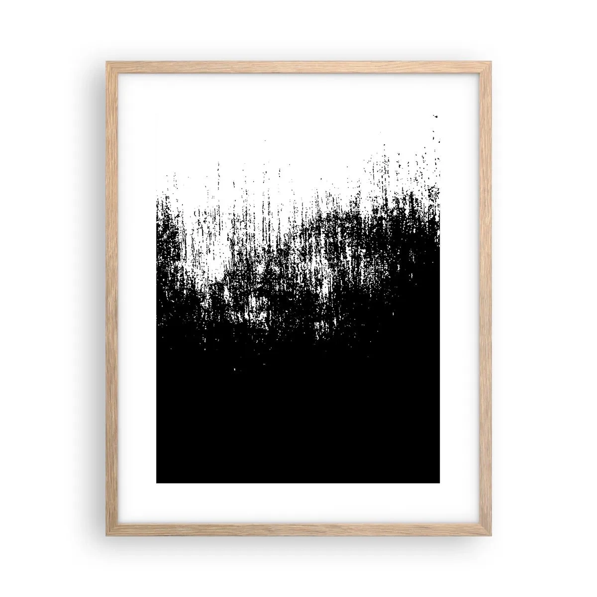 Plakát v rámu světlý dub - Vítězem se stává… - 40x50 cm