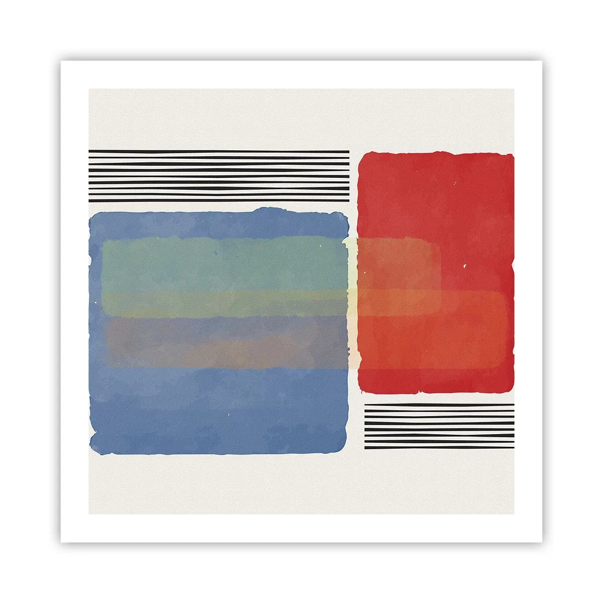 Plakát - Duch a písmeno geometrie - 60x60 cm