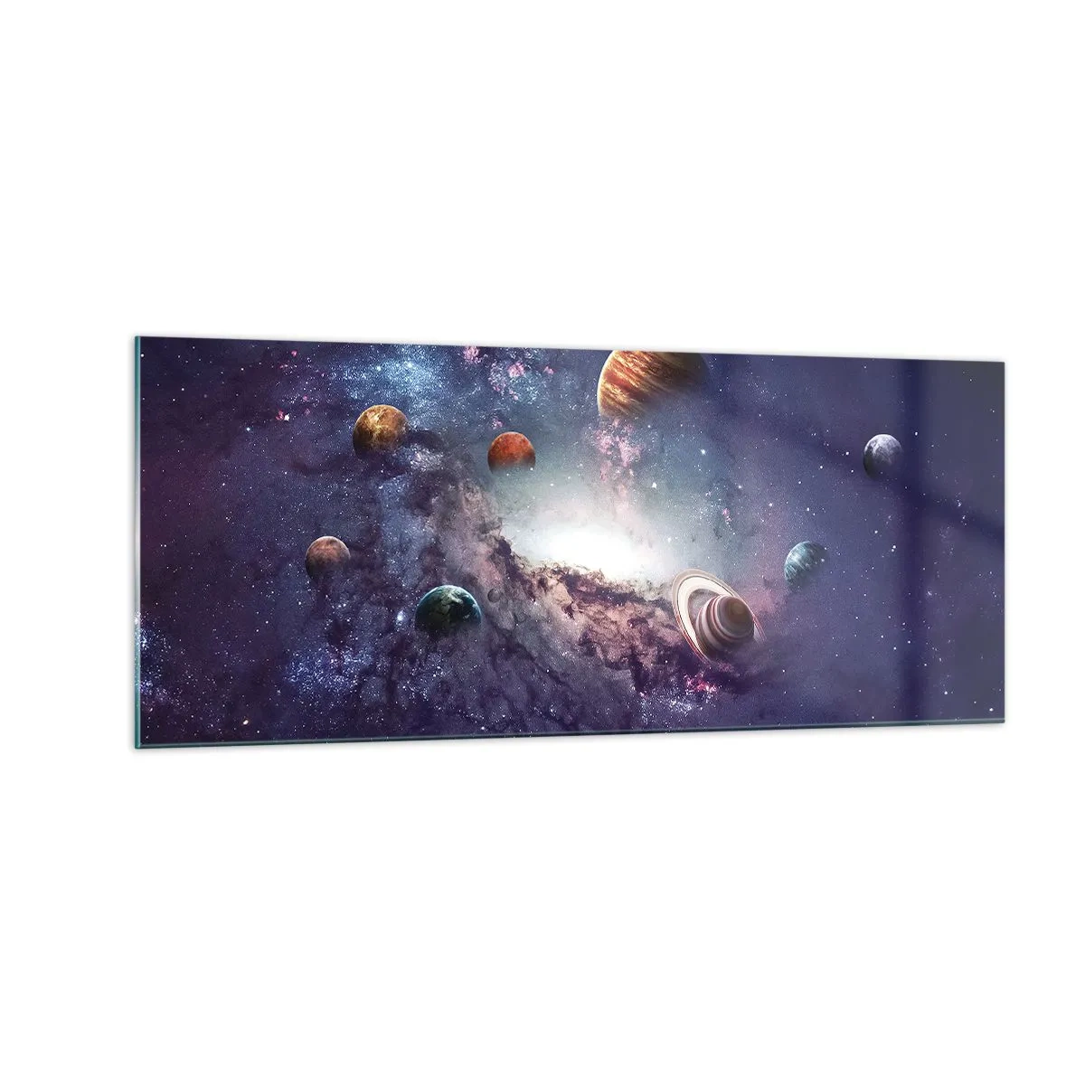 Obraz na skle - Slunce a tanec - 100x40 cm