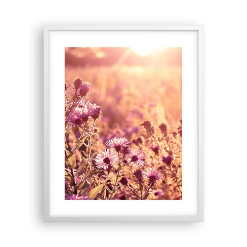 Plakát v bílém rámu - Než skončí léto - 40x50 cm