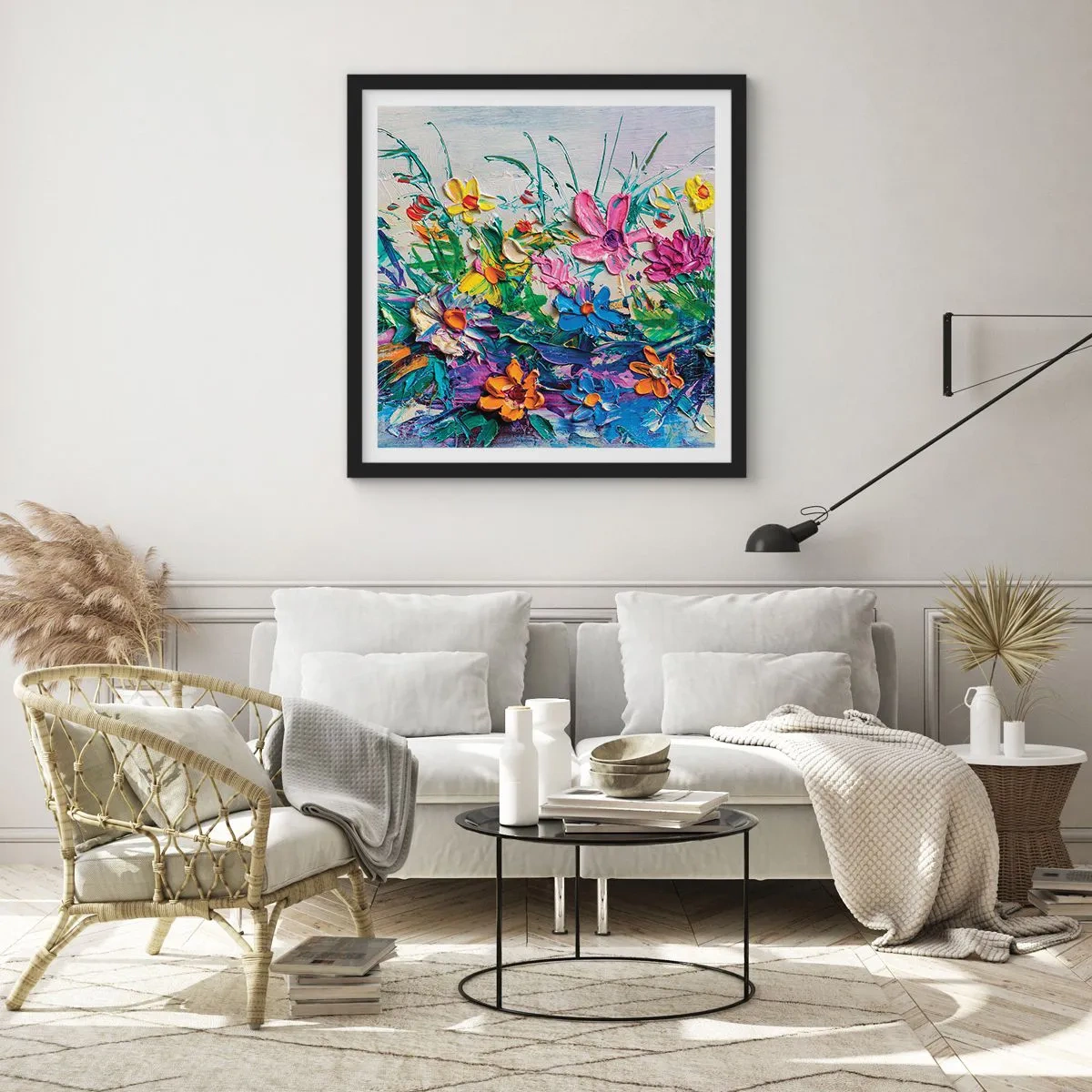 Plakát v černém rámu - Vůbec ne zátiší - 40x40 cm