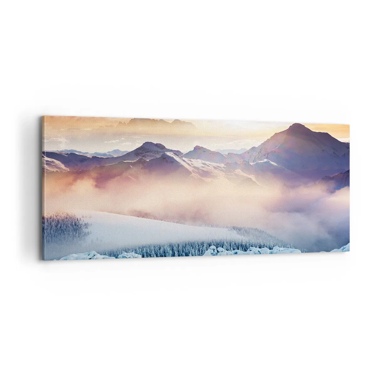 Obraz na plátně - Síla a čistota přírody - 100x40 cm