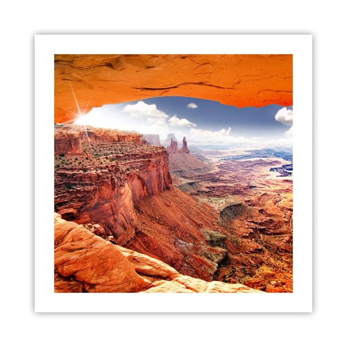 Plakát - Vytesané samotnou přírodou - 50x50 cm