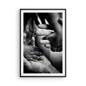 Plakát v černém rámu - Být člověkem - 61x91 cm