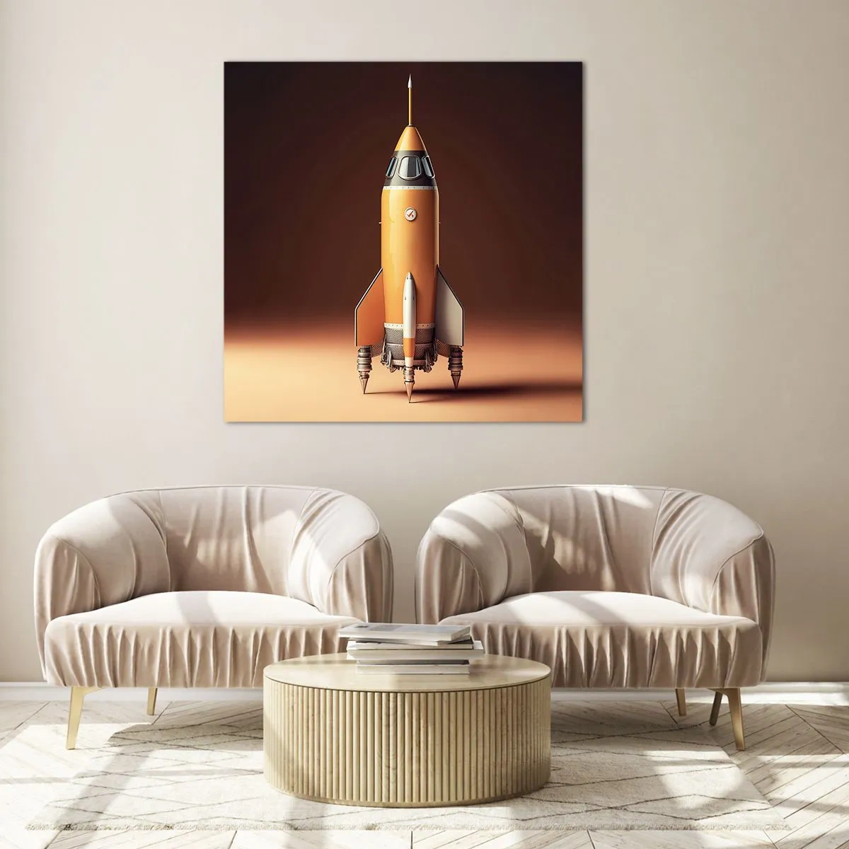 Obraz na skle - Začíná to snem - 40x40 cm