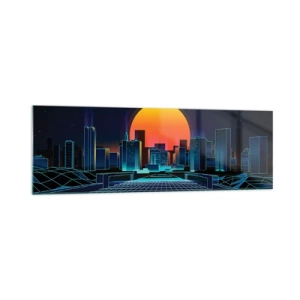 Obraz na skle - Pořád chcete do reálu? - 160x50 cm