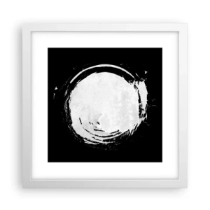 Plakát v bílém rámu - Správné řešení - 30x30 cm