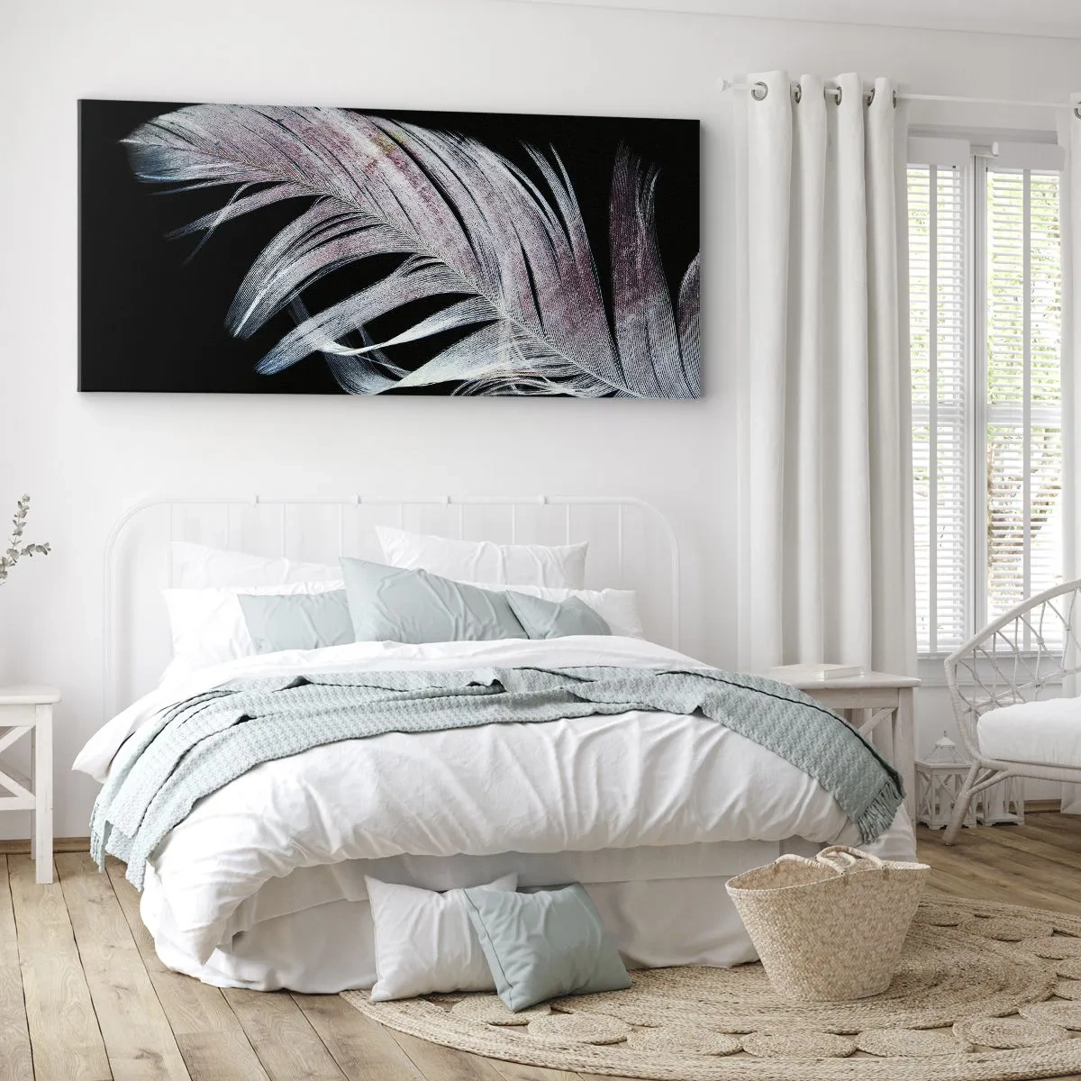 Obraz na plátně - Přemýšlejte o dotyku - 160x50 cm