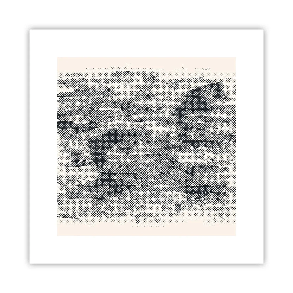 Plakát - Mlžná kompozice - 30x30 cm