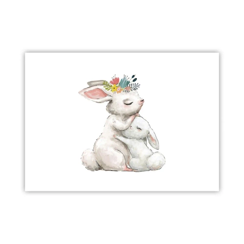 Plakát - Nejlepší je u mámy - 70x50 cm