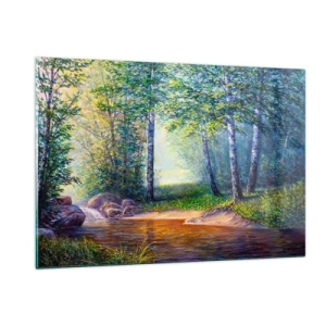 Obraz na skle - Scénář selanky - 120x80 cm