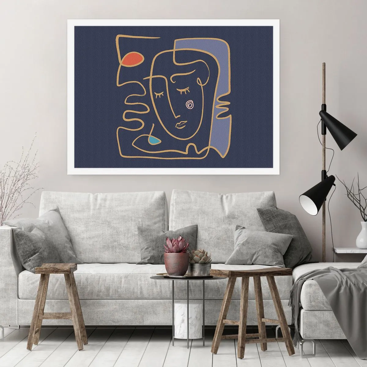 Plakát - V zádumčivosti - 70x50 cm