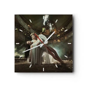 Nástěnné hodiny - Duch starého divadla - 40x40 cm