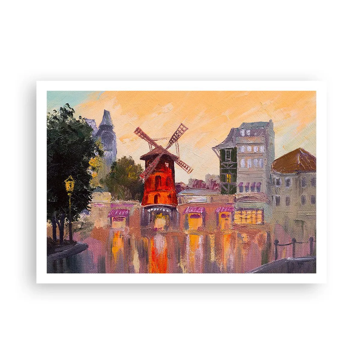 Plakát - Pařížské ikony – Moulin Rouge - 100x70 cm