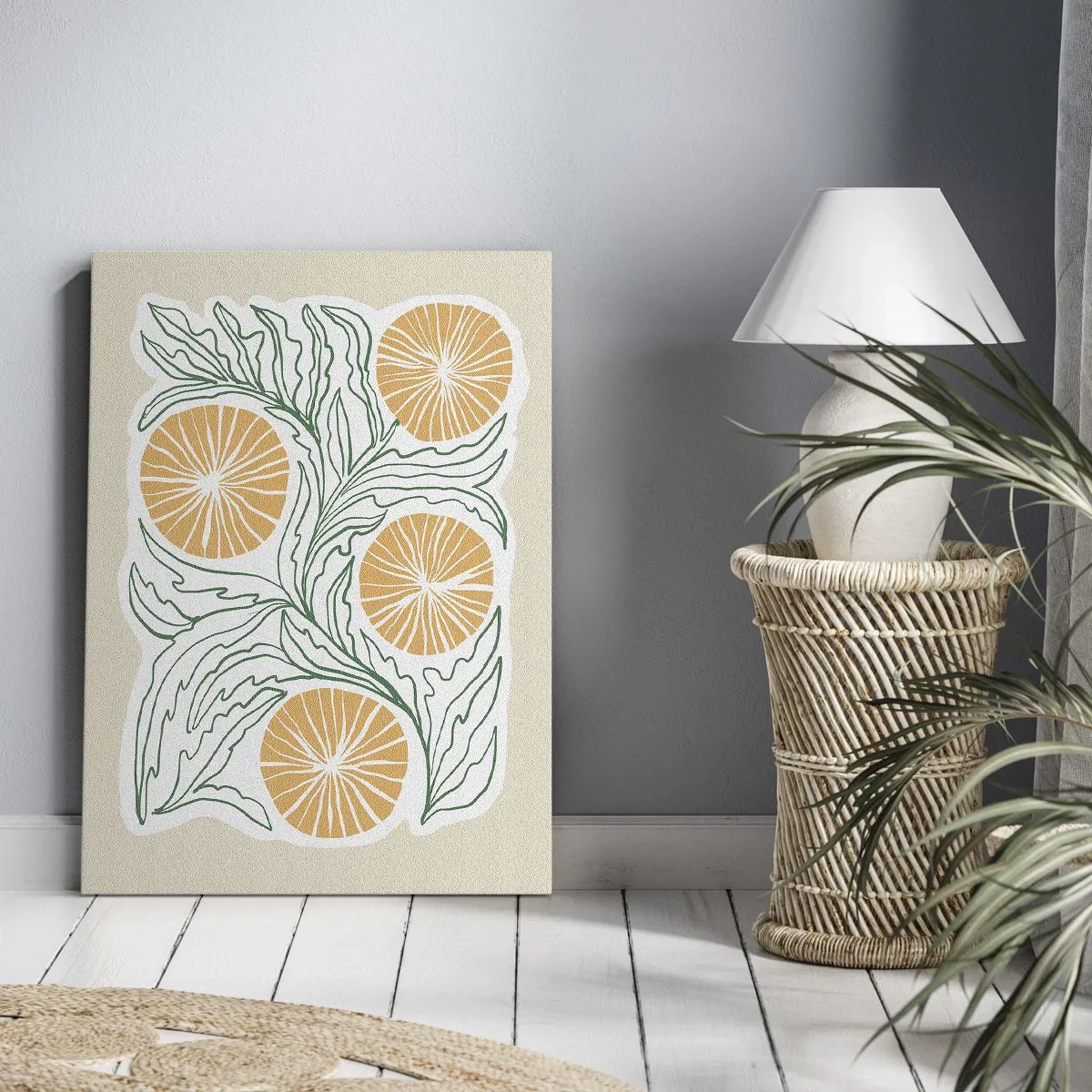 Obraz na plátně - Etnický s abstraktním nádechem - 70x100 cm