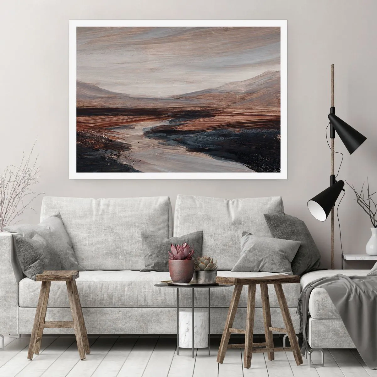 Plakát -  Klidné údolí - 100x70 cm