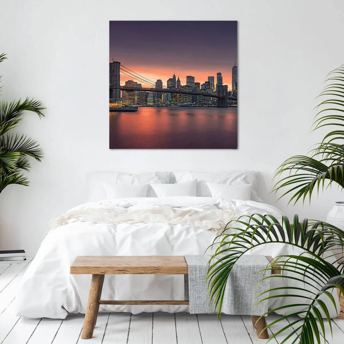 Obraz na plátně - Ponořené do liliového ticha - 70x70 cm