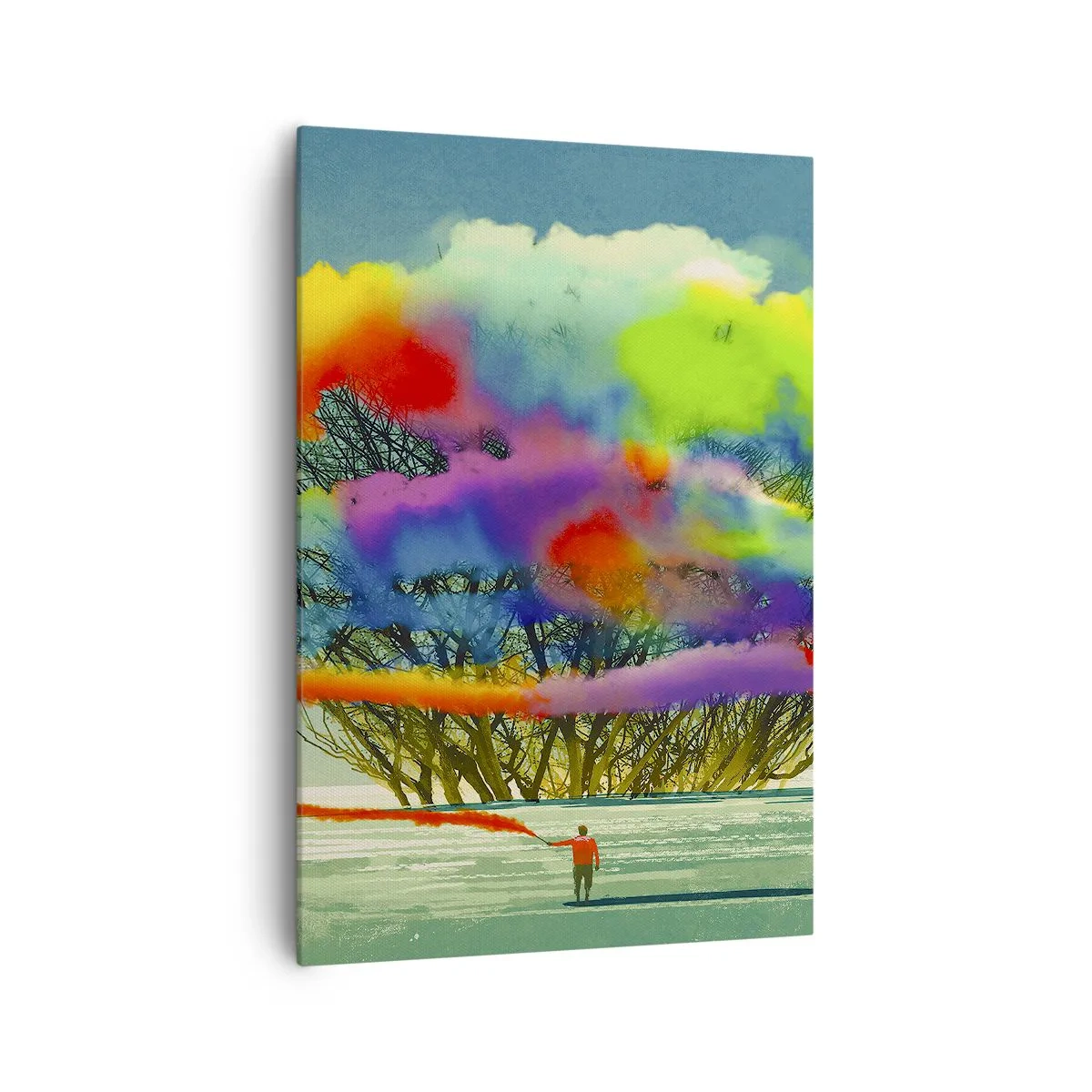 Obraz na plátně - Oživit tento svět - 70x100 cm