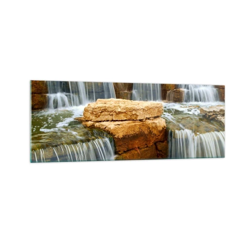 Obraz na skle - Schody do nebe - 140x50 cm