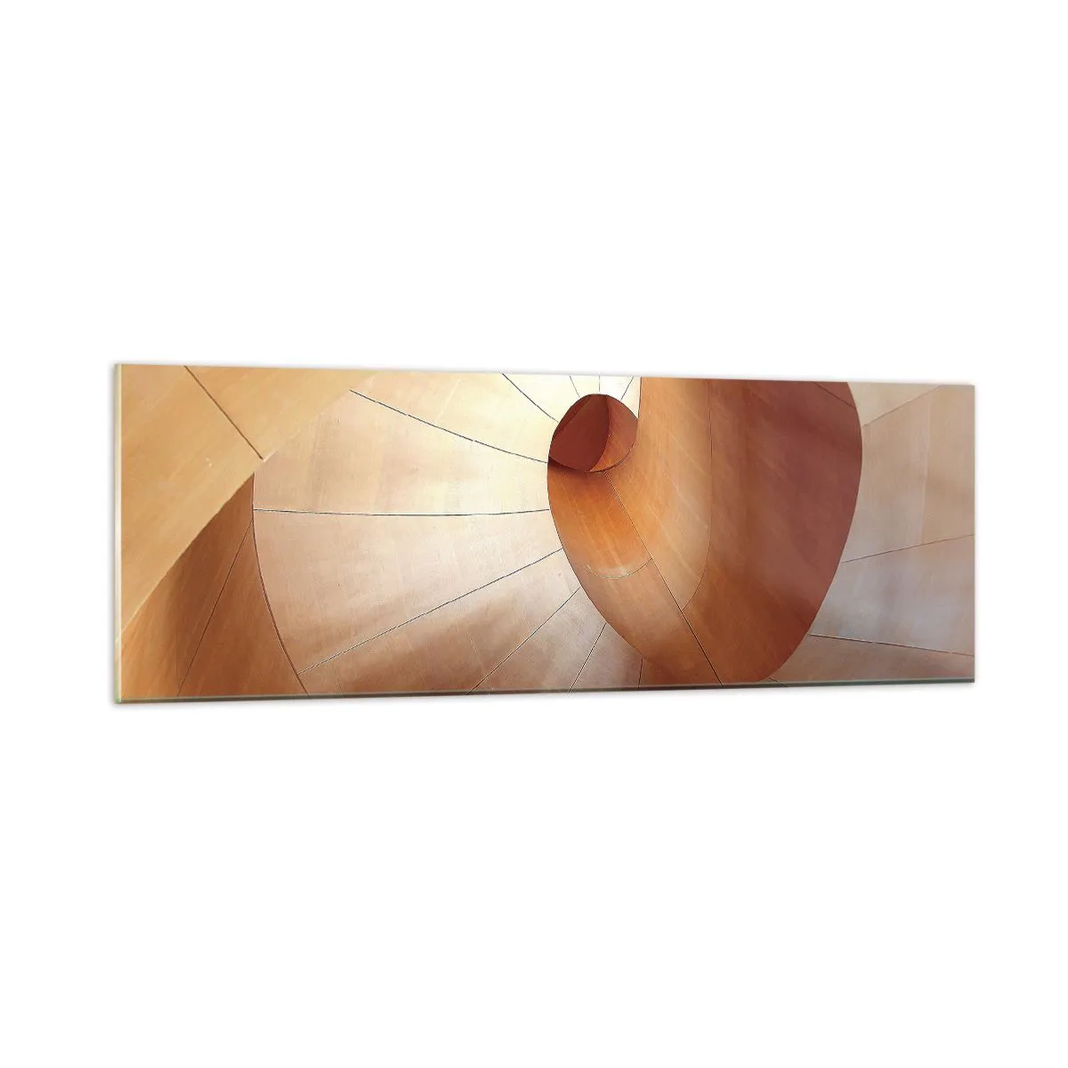 Obraz na skle - Architektonická serpentina - 90x30 cm