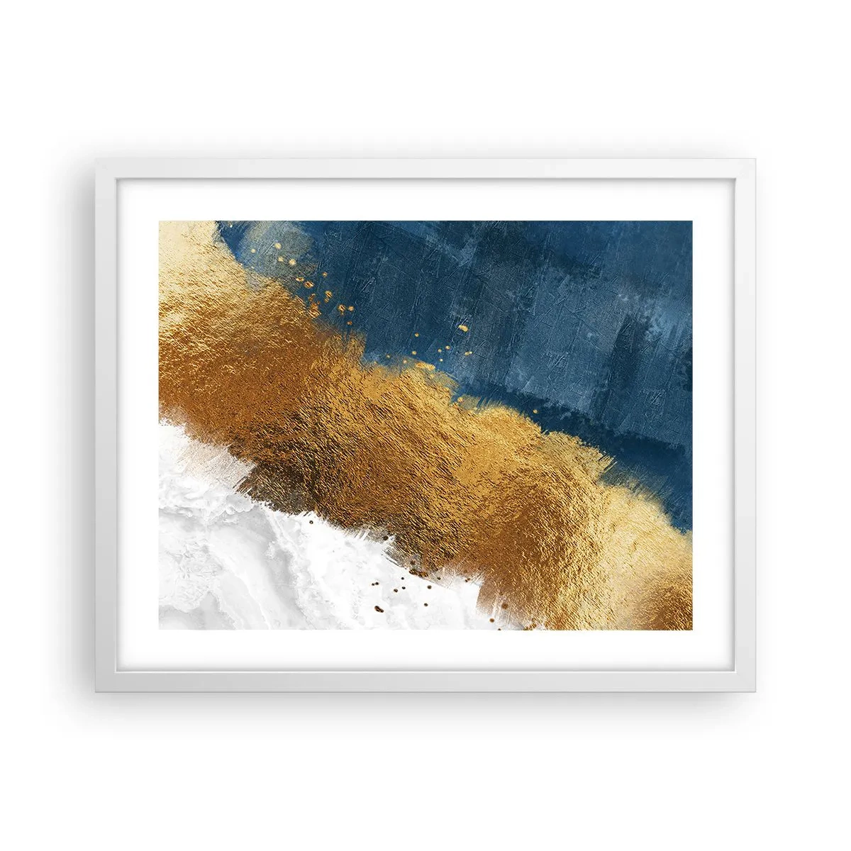 Plakát v bílém rámu - Barvy léta - 50x40 cm