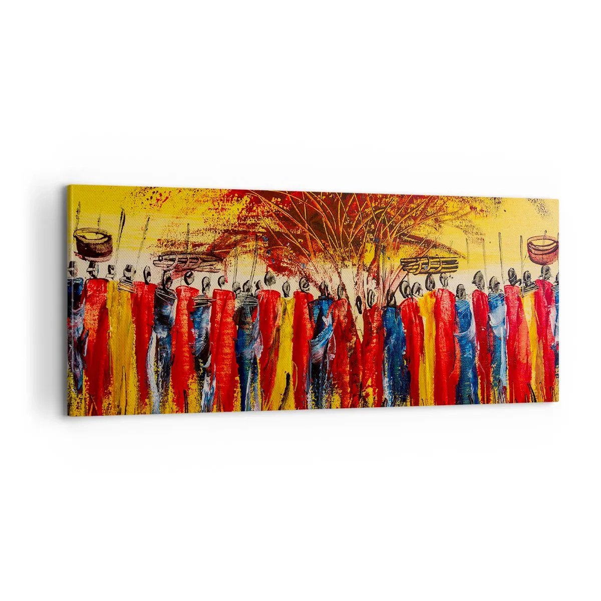 Obraz na plátně - Tam, tam, tam, tam jdou - 100x40 cm