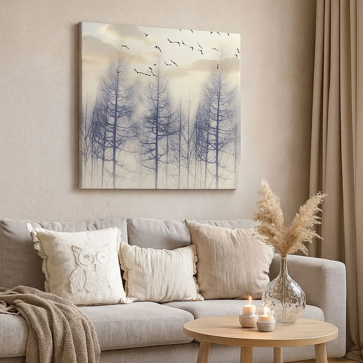 Obraz na plátně - Duchové lesa - 30x30 cm