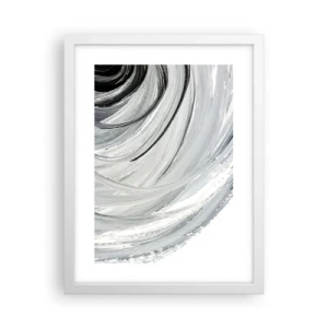 Plakát v bílém rámu - Orbitální kompozice - 30x40 cm