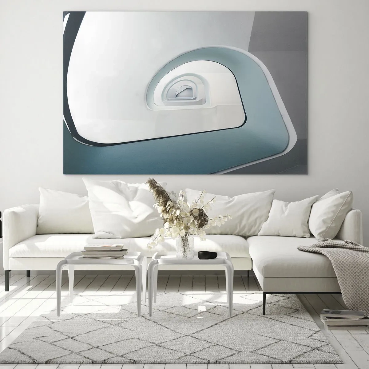 Obraz na skle - Na dno modré - 120x80 cm